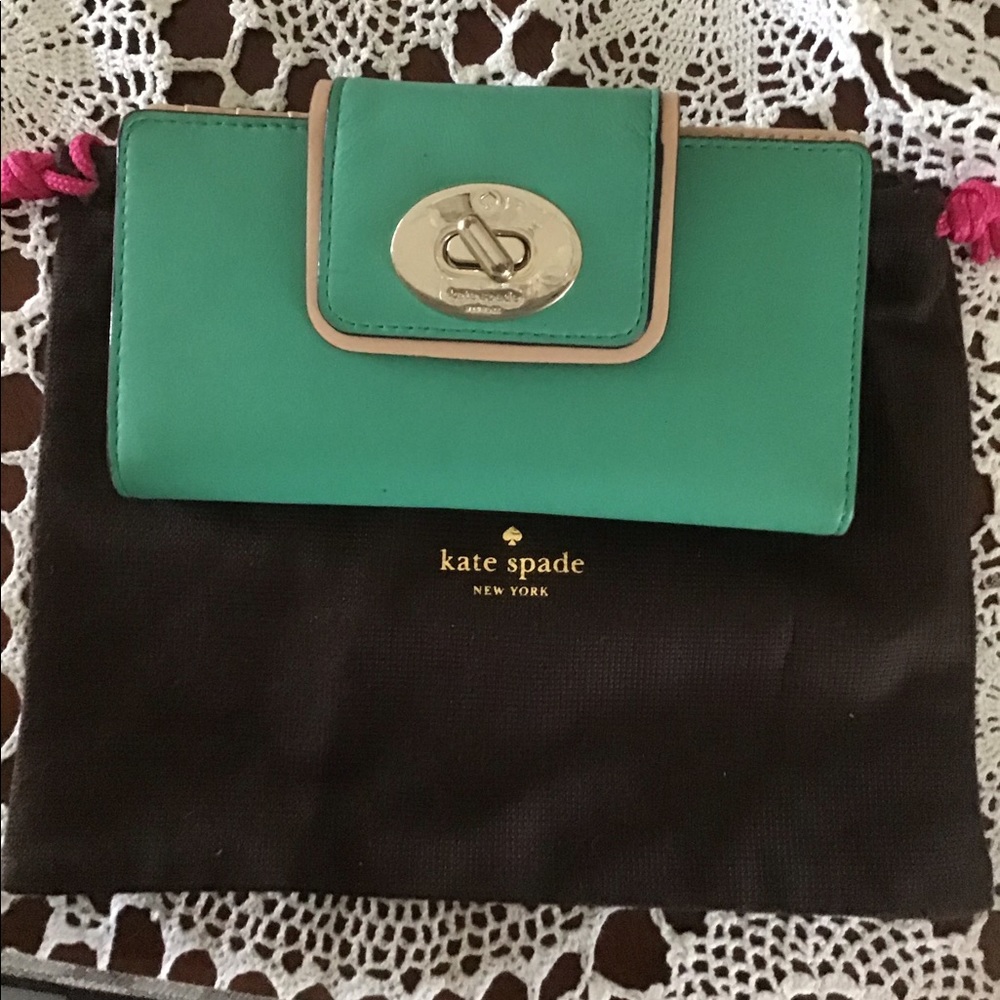 Kate Spade AquaCove wallet credit card holder